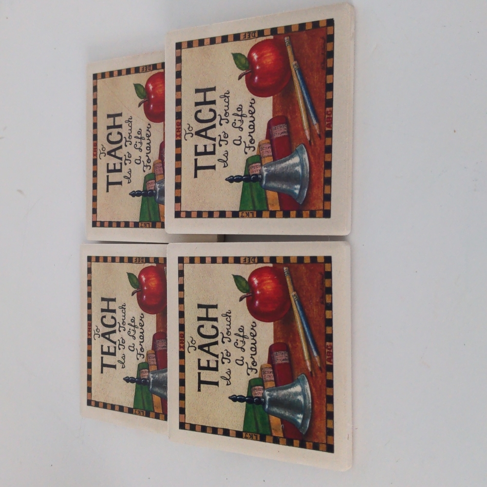 Set of 4 Teacher Coasters